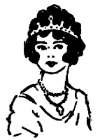 A coloring page of princess